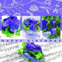 Dobbeltkort m/kuvert - Happy Birthday